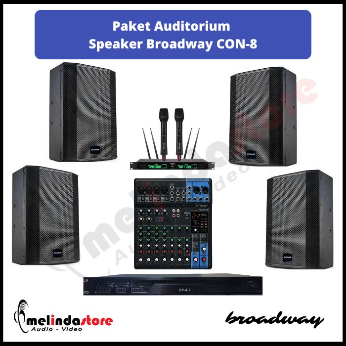 Paket Auditorium Speaker Broadway CON-8 | 4 Speaker